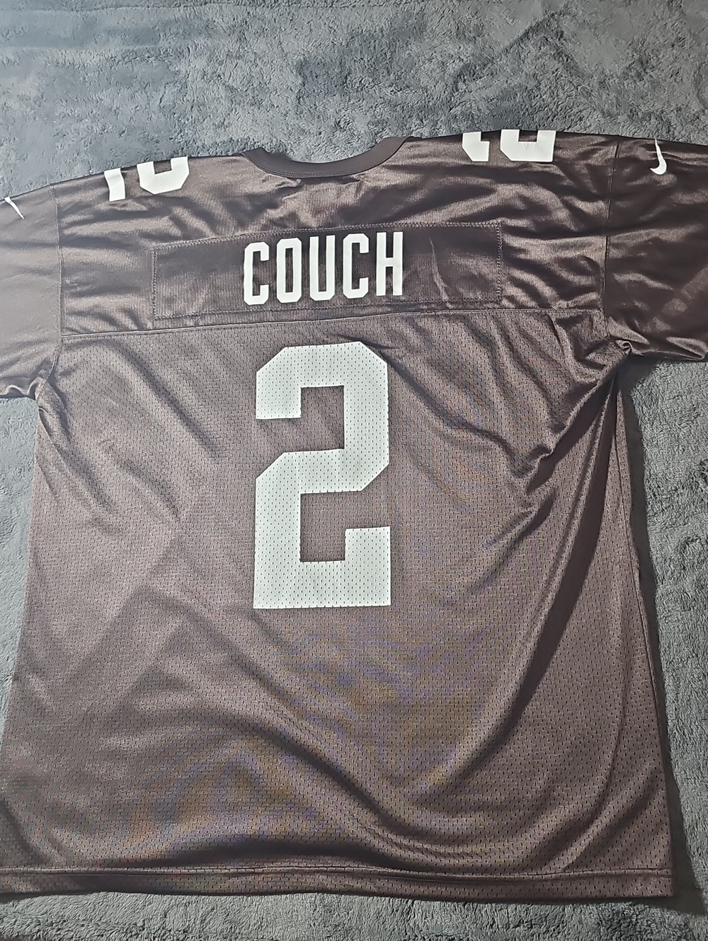 Vintage Tim Couch Cleveland Browns Nike Football Jersey Brown NFL Size XL - Picture 10 of 10